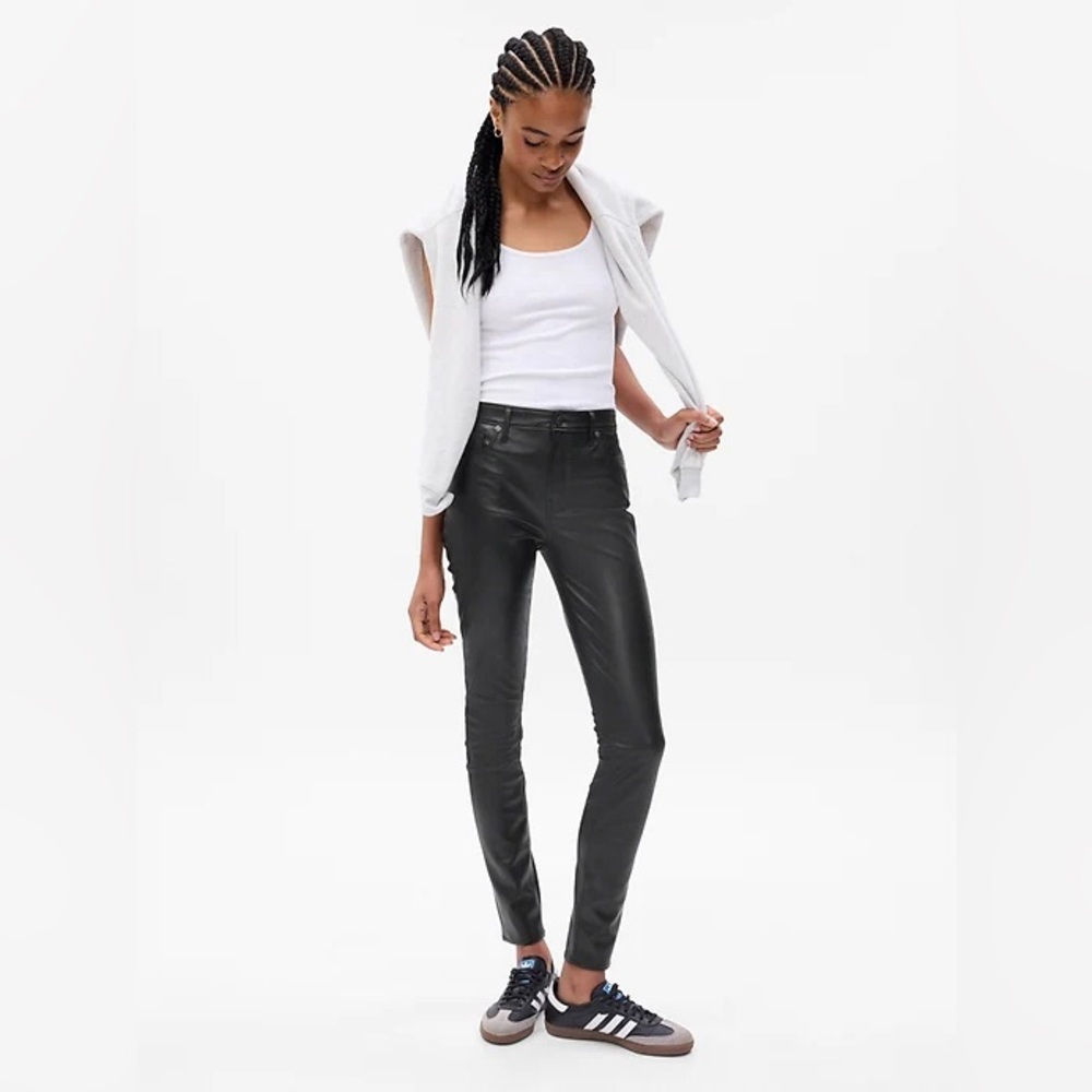 NWT Gap Faux Leather Skinny Pants